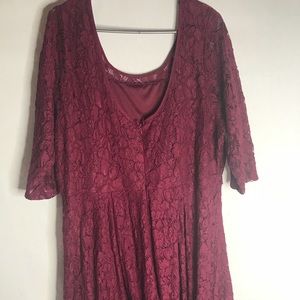 Lane Bryant 3/4 lace dress